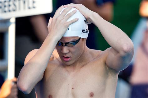 Losers let it happen, winners make it happen. Korean Swimmer Park Tae Hwan Arrives In Rio