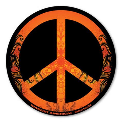 We have three individual pet crematorium units and you can rest assured that. Orange Peace Sign - Vinyl Sticker at Sticker Shoppe