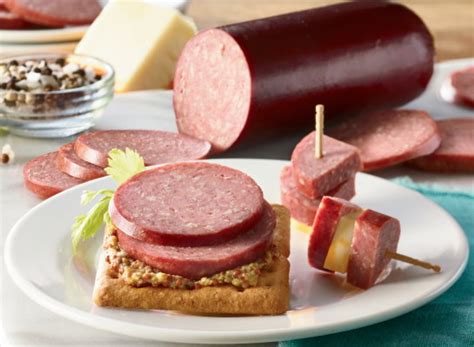 It is typically served thinly sliced and pairs well with wine and cheese. Meal Suggestions For Beef Summer Sausage / Healthy One ...