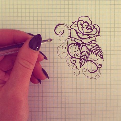 See more ideas about rose tattoo, heart tattoo, rose heart tattoo. Simple rose tattoo design by KaylieLou on DeviantArt