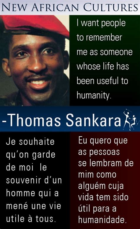 «même si les individus peuvent être tués, tu ne peux pas tuer les idées». thomas sankara - burkina fasso | Histoire africaine, Les ...