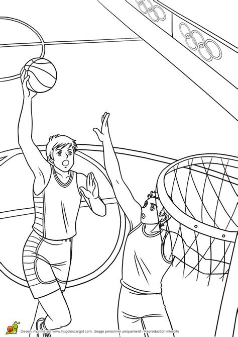 May 30, 2021 · jeux olympiques. Coloriage joueurs de basket-ball Hugolescargot.com ...