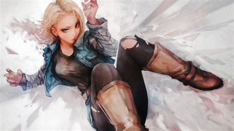 Some anime in the 13+ range seem too mature for their rating. fantasy Art, Anime, Women, Dragon Ball Z, Android 18 Wallpapers HD / Desktop and Mobile Backgrounds