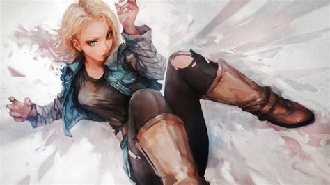 In 3d / анимация, игры, фантастика. fantasy Art, Anime, Women, Dragon Ball Z, Android 18 ...