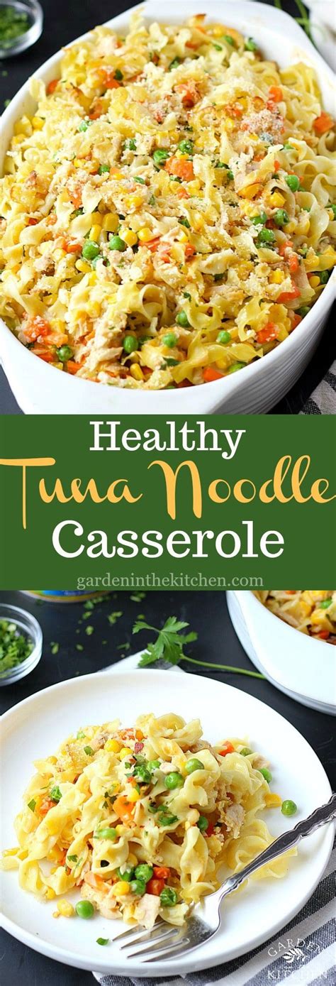 How long do you bake tuna noodle casserole? Healthy Tuna Noodle Casserole | Recipe | Healthy tuna ...