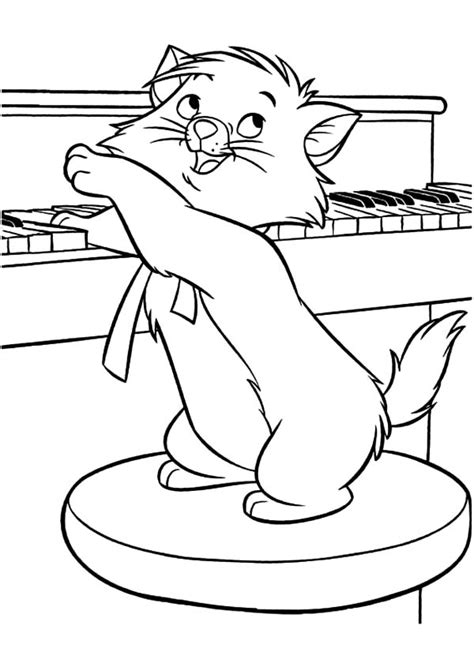 Piano sheet music symphony piano coloring page at yescoloring. Coloriage Piano gratuit à imprimer et colorier