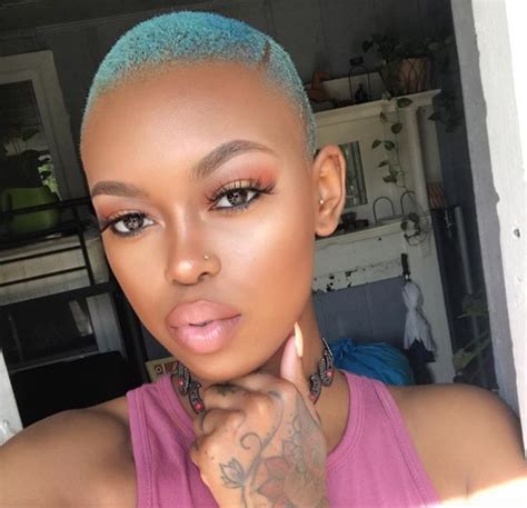 It's a perfect approach for those who desire a unique style because each of … barber hairstyle guide black men women hair color brunette chocolate brown,braided hairstyles for wedding feathered hairstyles boho style,platinum blonde. Fun color on a short cut @shayglam00 - Black Hair Information