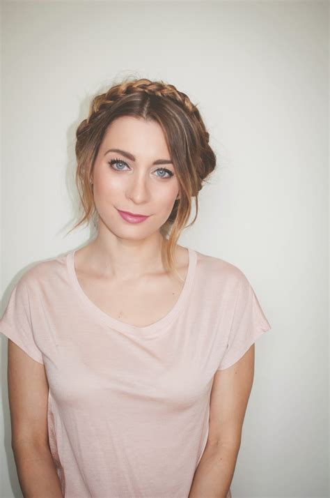 If you have hair that falls above the ears, you have fewer styling options than someone with that's just a fact. Milk Maid Braids - Easy Hair Tutorial | La Petite Noob | A ...