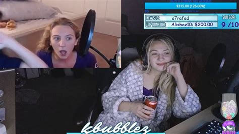 It seems like the opposite to how someone would react if it was reality. Kbubblez Reacting To Herself Getting Roasted By Her Little ...