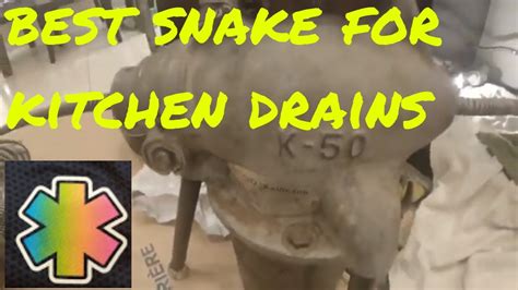Before you can find the best drain snakes for your clog, you must first understand the differences between the four basic models. best snake for kitchen drain - YouTube