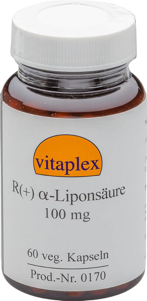 Ala is made in animals normally, and is essential for aerobic metabolism. Koop R(+) Alpha-Lipoic Acid 100 mg (60 vegetarische ...