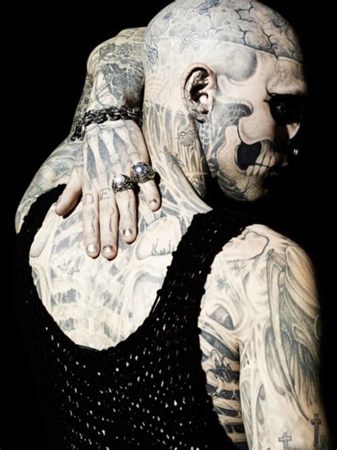 Skull face paint character inspiration tattoos for guys zombie rick genest rick anatomy art creatures tattoo trash. Tattoos are disgusting.. (With images) | Rick genest, Skull tattoo design, Skull tattoos