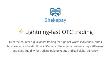 Under the bank of canada act, canada cryptocurrency is not legal tender. Shakepay Introduces Crypto OTC Trade Desk in Canada | Coin ...