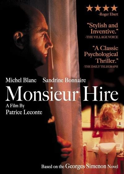 It can be medicine if you are sick. Monsieur Hire movie review & film summary (1989) | Roger Ebert