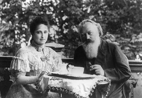 I reviewed fresh flowers from tesco. Johannes Brahms (1833-1897) and his wife, Adele Strauss ...