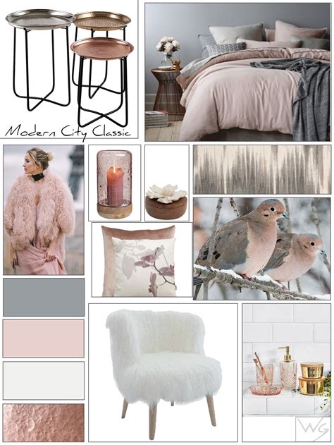 Whether a classic design or a modern fitted bedroom. 2016/7 Color Trend - Blush Pink. Beautiful Mood Board ...