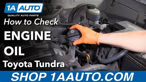 Here is how to change your toyota tundra oil. How to Check Engine Oil 00-06 Toyota Tundra | 1A Auto