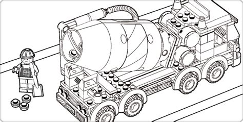 Complex technical drawing picture for older kids to color, central fire station earning drawing for kids free coloring pages city lego minifigure clipart. Lego Birthday Party Ideas