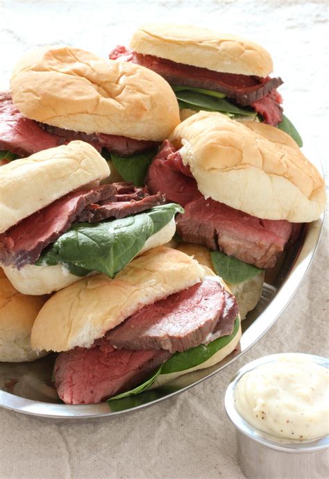 This delicious roast beef tenderloin with a horseradish sauce recipe is guaranteed to impress your friends and family, without threatening to increase your belt size. Beef Tenderloin Sliders with Horseradish Sauce | Recipe ...