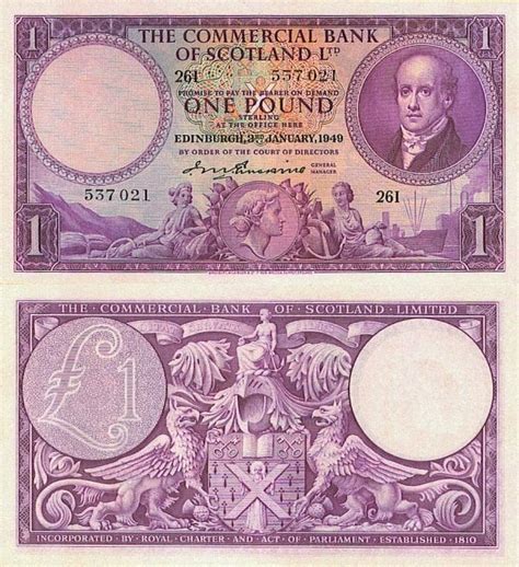 A purchasing power comparator compares the relative value of a past amount of pounds to a present amount. Banknote World Educational > Scotland > Scotland 1 Pound ...