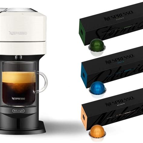 Capmesso reusable coffee capsules, stainless steel refillable vertuo pods compatible with nespresso vertuoline gca1 and nespresso vertuo next coffee & espresso machine new by breville, light grey, compact, single. Today only: Nespresso Vertuo Next by De'Longhi with 12 ...