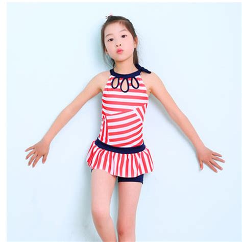 We are kids clothing manufacturer from china. 2018 Cute Striped Sailor Child Bikini swimsuit swimwear ...