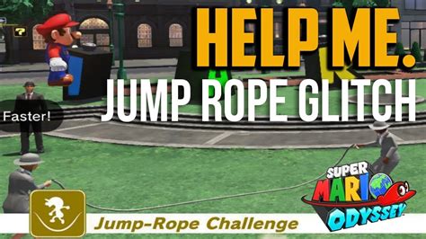 In the front courtyard of metro kingdom you must do this as soon as possible because nintendo is likely to fix the glitch before long. Super Mario Odyssey : How to do Jump Rope Challenge Cheat / Exploit Glitch - YouTube