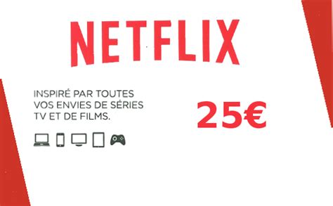 Netflix Carte Prépayée | Carte