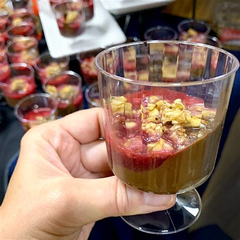 (i usually pipe the mousse into the serving dishes. Dark Chocolate Avocado Mousse with Raspberry Coulis - She ...