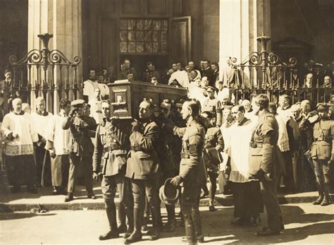 It happened in real life too, and helped to drive them apart. Coffin of Michael Collins being carried from the Pro ...