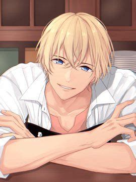 Anime guy with dark blonde hair and silver eyes. Pin on コナン