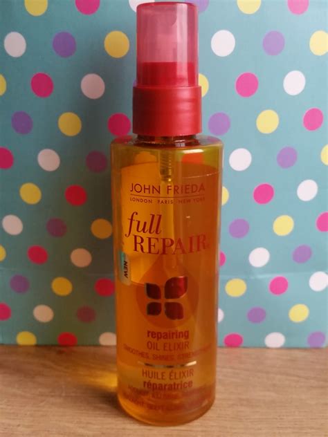 It did what it was supposed to do so that's wonderful (this review was collected as part of a promotion.) i got this product to try for free from topbox to review. John Frieda - Full Repair Oil Elixir - Reverse Damaged Hair
