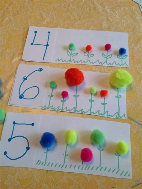 Este documento contiene un tema de suma importancia la cual habla de la reutilizacion de los diferentes tipos de materiales, reutilizar es la acción de volver a utilizar los bienes o productos. Numbers counting. Flowers with pom pom balls fun activity ...