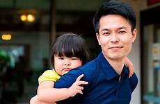 japan dads fatherhood hunky
