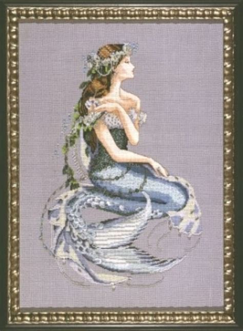 • now you can see your.pdf pattern on the screen in your browser, download it, or have it emailed to you. Enchanted Mermaid Counted Cross Stitch Pattern, by Nora ...