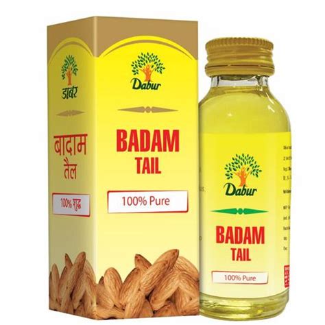 Dabur almond hair oil helps protect hair from damage and keeps it damage free. Buy Dabur Badam Tail - 100% Pure Almond Oil 100 ml Online ...