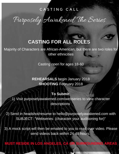 Where can i find open casting calls? Casting African American Actors in Los Angeles for ...