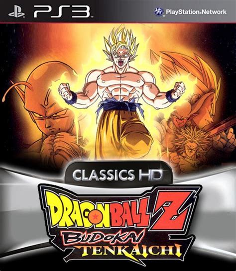 The game's story mode yet again plays through the events of the dragon ball z timeline, and the game includes several characters and events from the dragon ball z movies (like cooler, broly and bardock), dragon ball gt (like super saiyan 4 and omega shenron), and the original dragon ball series itself (kid goku). Dragon Ball Z Budokai Tenkaichi HD Collection PS3 Boxart