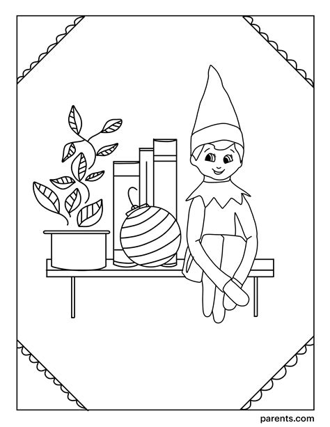 Christmas girl elf coloring pages. Download 36+ Elves Christmas Girl Elf On The Shelf ...