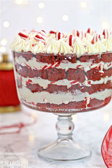 This trifle can be prepared in advance and stored in the refrigerator . trifle recipes christmas red velvet | Trifle recipe ...