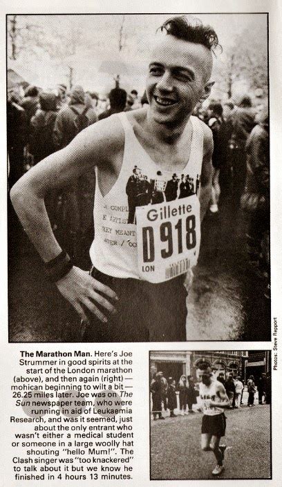 See more ideas about joe strummer, joe strummer quotes, the clash. Joe Strummer of The Clash before running the London ...