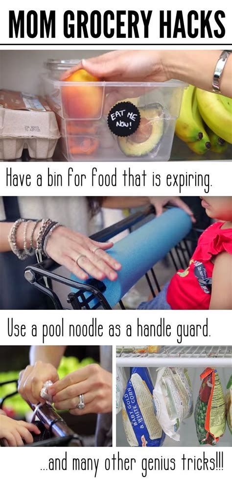 Grocery Store Hacks for Moms | Store hacks, Life hacks ...