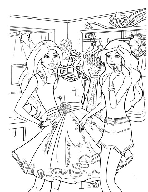 On our website you will find over 300 barbie coloring pages. Pin on Mathildes kopier