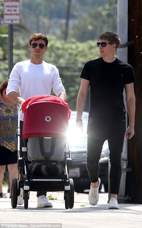 More images for tom daley husband net worth » Tom Daley and husband Dustin Lance Black pictured with ...