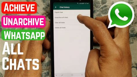 Scroll to the bottom of your chat. How to Archive or Unarchive WhatsApp All Chats ...