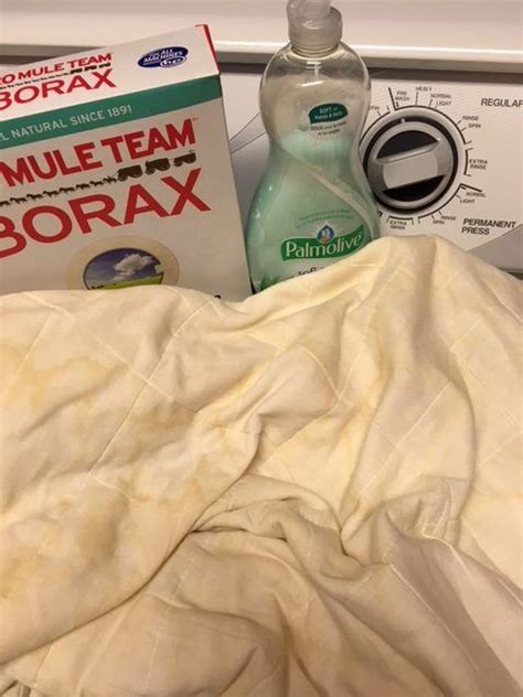 As a final step, remove the odors your cleaning products leave behind with baking soda. How To Easily Remove Sweat Stains From Sheets & Blankets ...