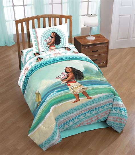 Dora the explorer toddler bed set quilt & sheet set flat fitted. Amazon.com: Disney Moana 'The Wave' Reversible Twin ...