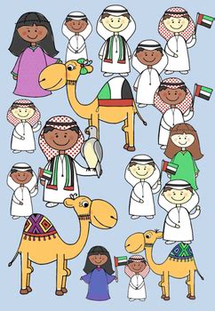 Picnic day clipart free download! UAE National Day Clipart - Set for Teachers by Rainbow Sky ...