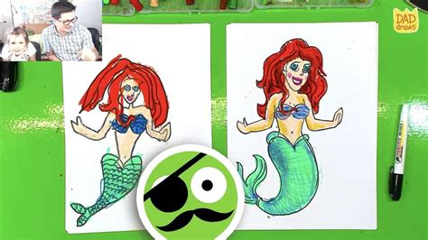 Learn how to draw a cute simple version of ariel from the little mermaid! How To Draw Mermaid Ariel