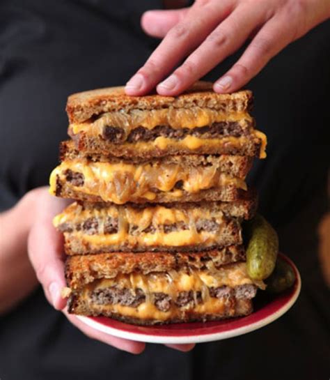 Steak was too expensive, so i substituted ground beef in this recipe. A griddled sandwich of ground beef, caramelized onions, cheese, and rye bread, the patty melt is ...